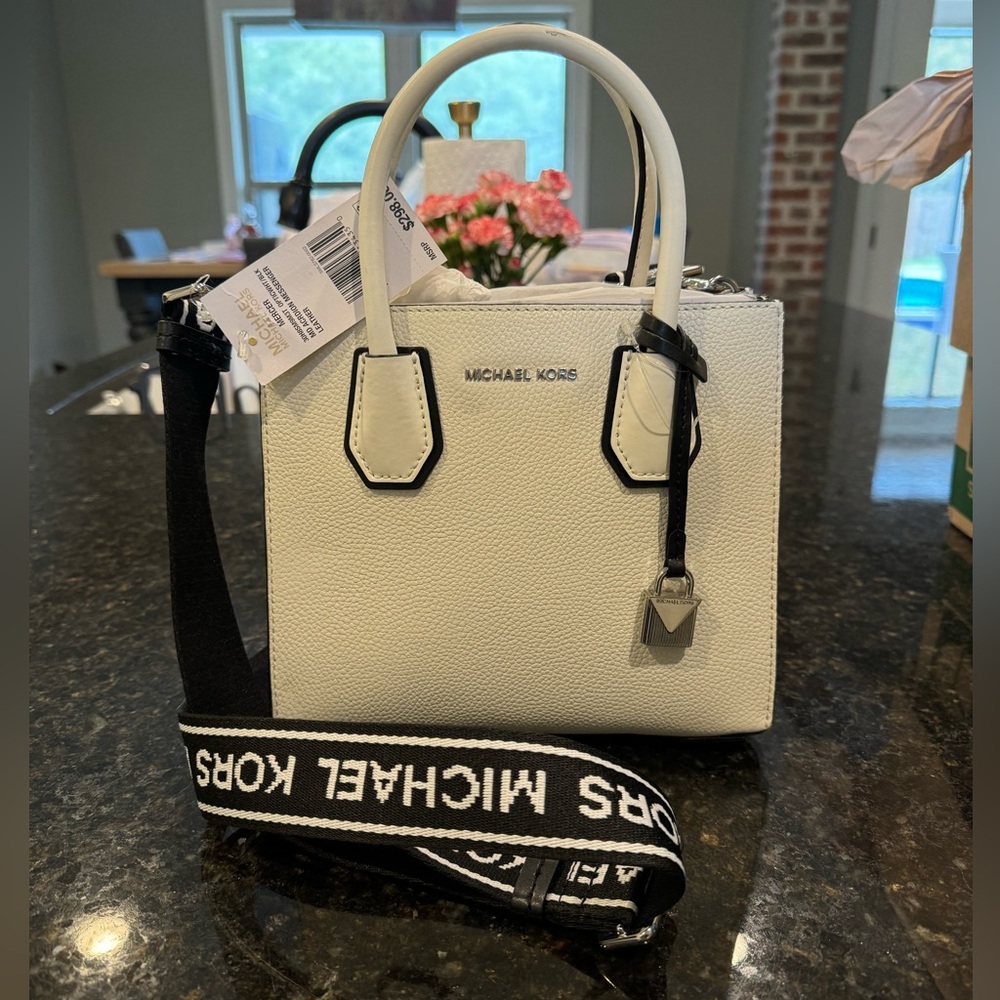 Michael Kors Black and White Mini Bag